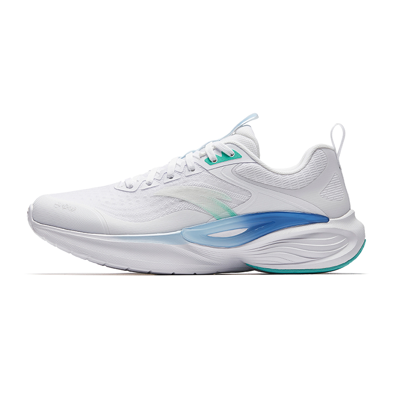 

ANTA Кроссовки для бега Lingyun Slip Resistant Breathable Low Top Casual, мужские, белые, синие