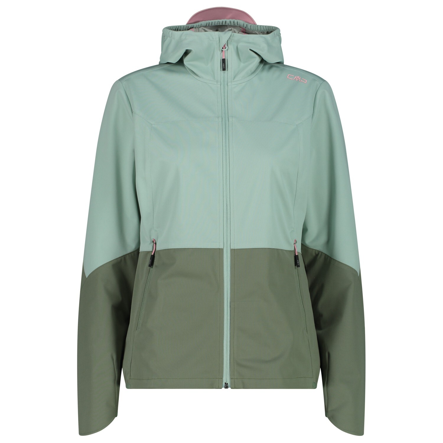 

Куртка из софтшелла Cmp Women's Extralight Softshell w/ Fix Hood, цвет Jade