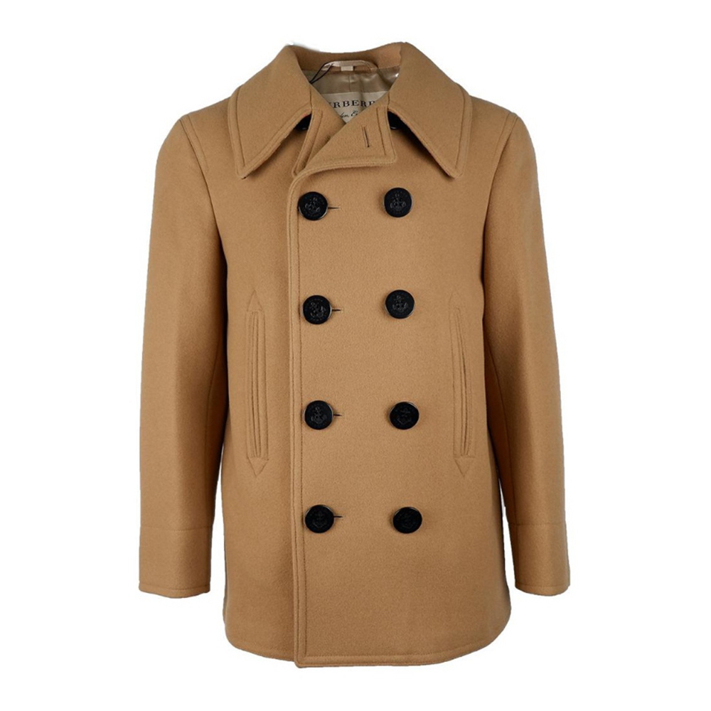 

Burberry Коричневое пальто мужское, Brown