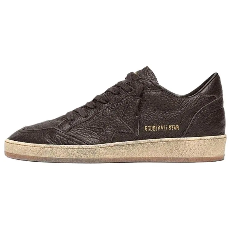 Кроссовки для скейтбординга Golden Goose Ball Star Low Dark Brown