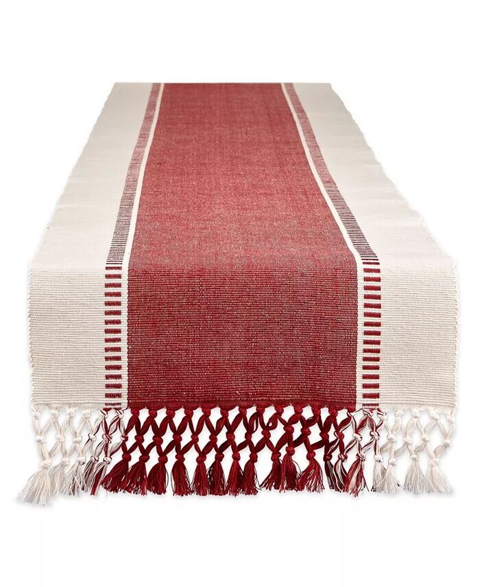 

Настольная дорожка Barn Dobby Stripe, 13 x 108 дюймов Design Imports, красный