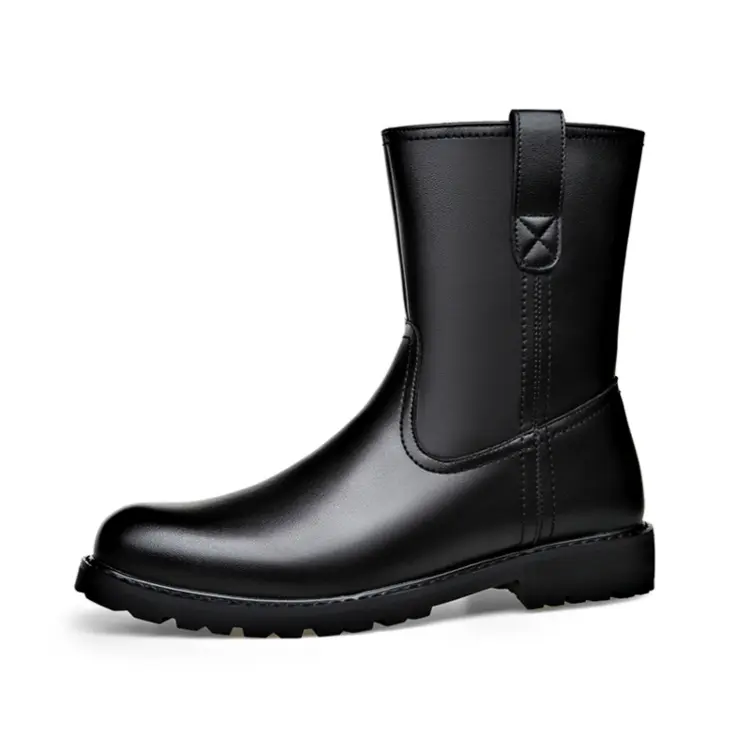 

Ботинки мужские Qie, цвет Black Fleece-Lined