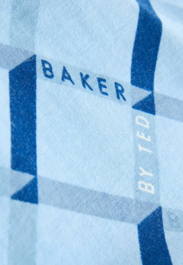 Комбинезон с короткими рукавами и принтом по всей поверхности, прямого кроя. Baker By Ted Baker, Blue — фото 4