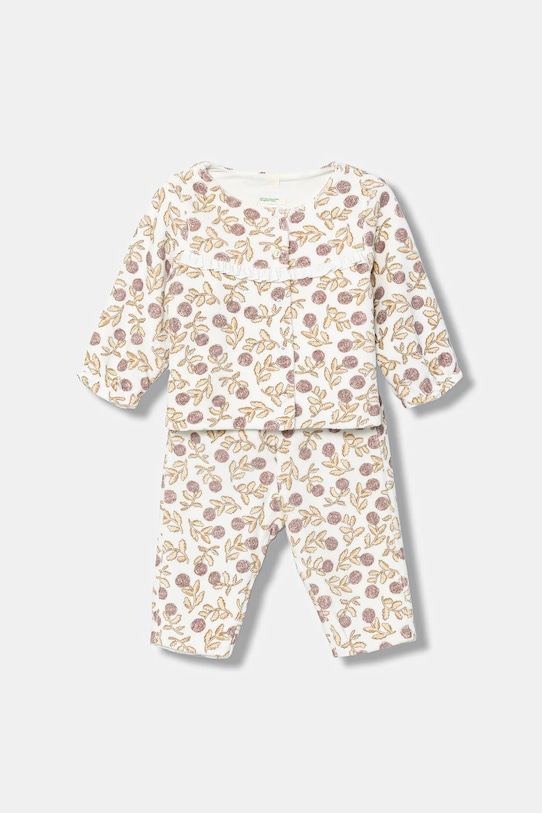 

Комплект из 2 хлопковых детских вещей United Colors Of Benetton, бежевый