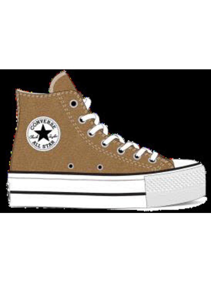 

Элегантные туфли на шнуровке Converse Damen ALL STAR LIFT PLATFORM, коричневый