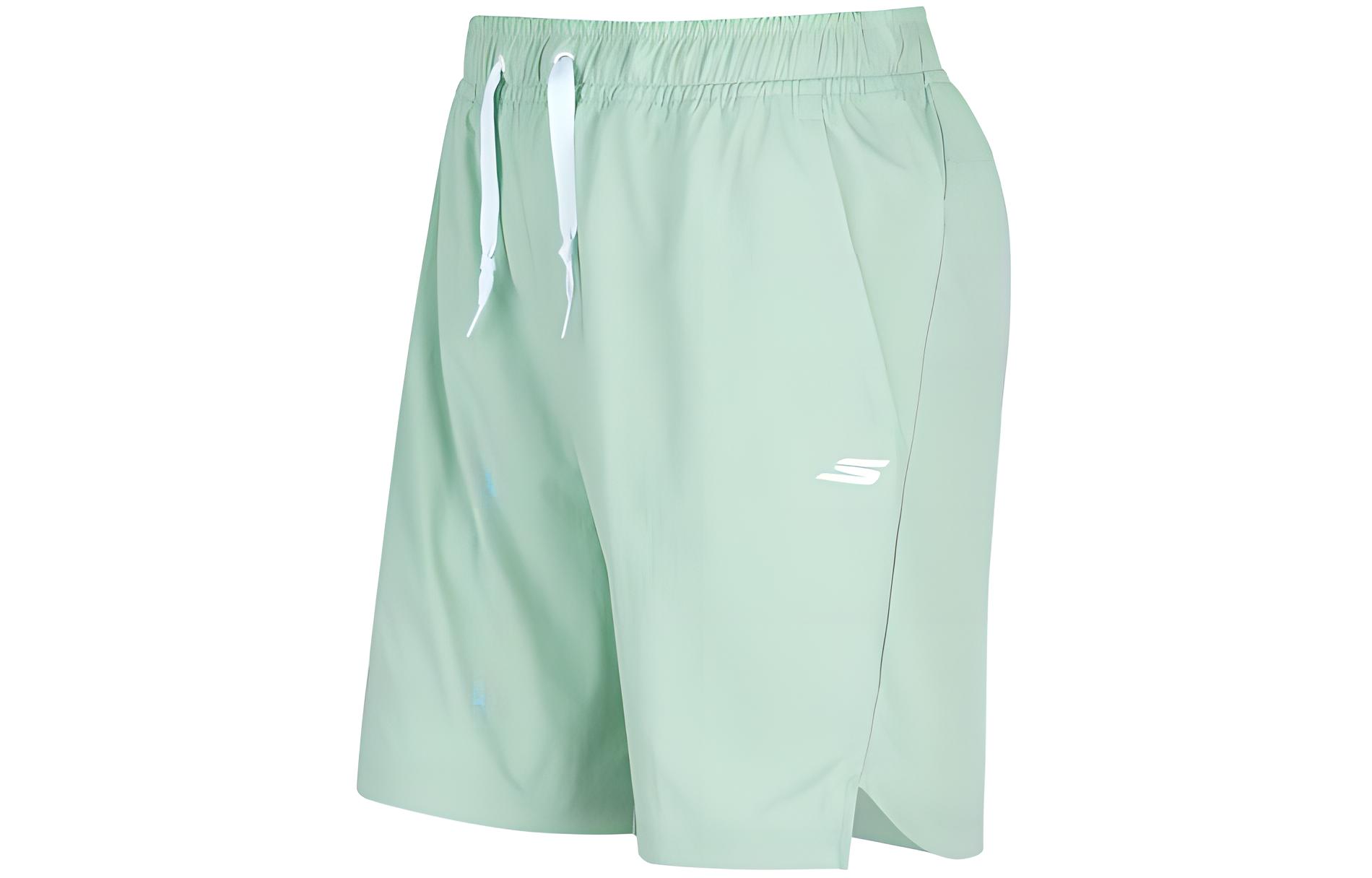 

Женские повседневные шорты цвета лишайника Skechers, Lichen Green/0421