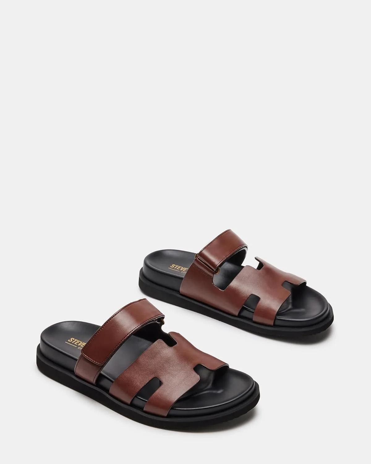 Шлепанцы Steve Madden mens Maiven, коричневый — фото 4