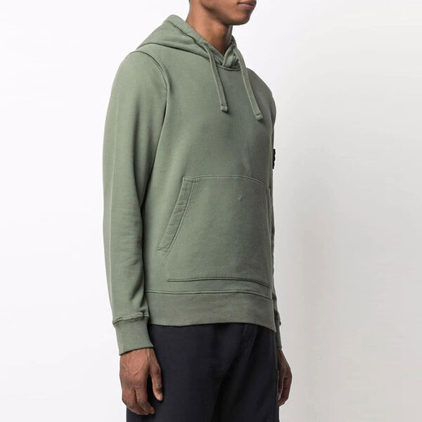 Толстовка hoodie 'green' Stone Island, зеленый — фото 4