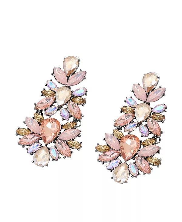 

Серьги-Капли с камнями Sohi, pink