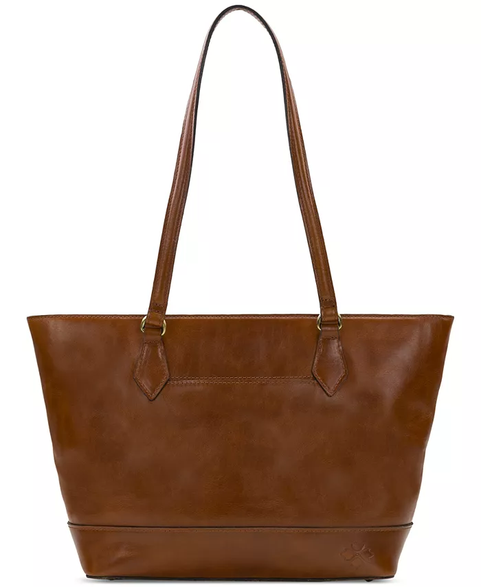 

Сумка-тоут Meka Extra Large Leather Tote Patricia Nash, коричневый