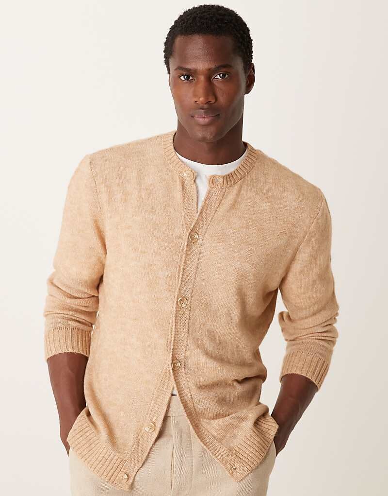 

Бежевый кардиган ASOS DESIGN