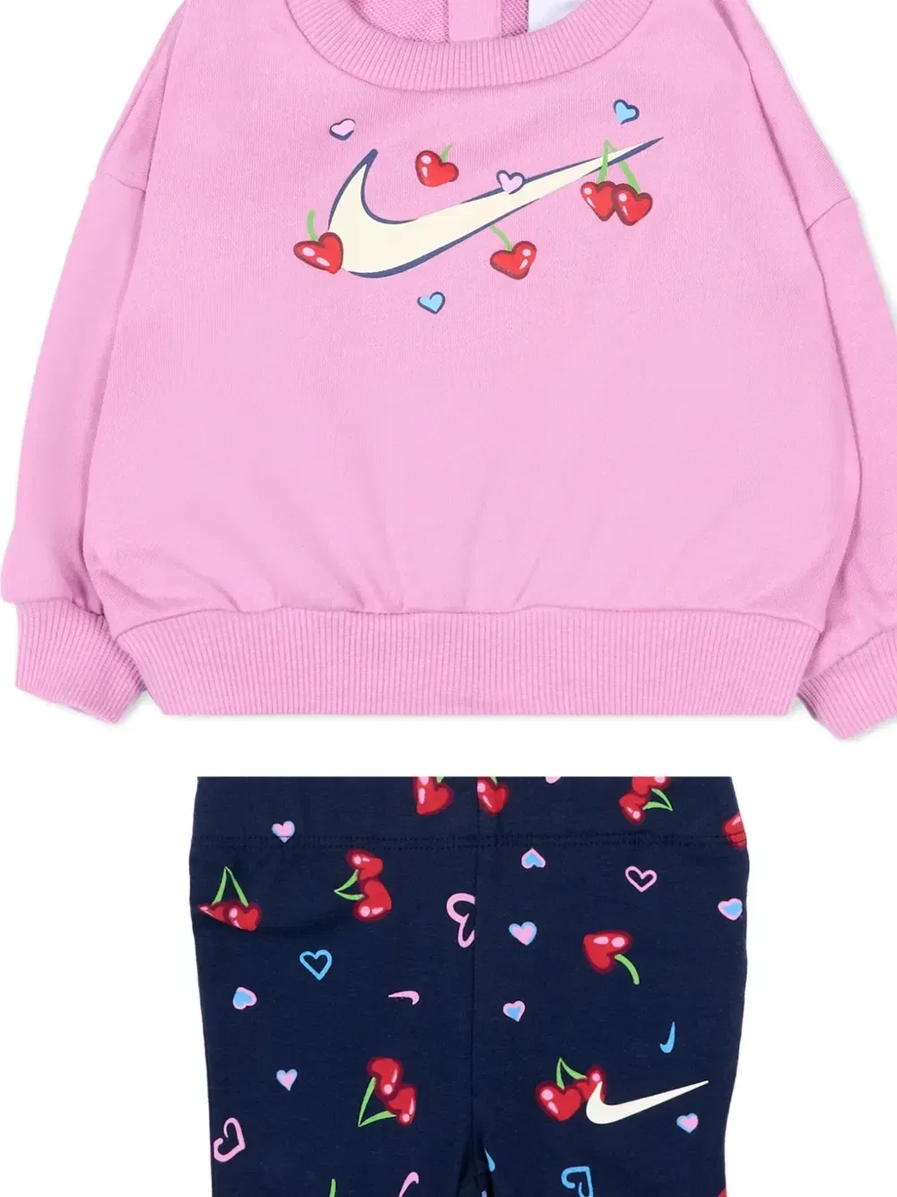 Комплект из топа и брюк с принтом Nike Kids, синий — фото 3