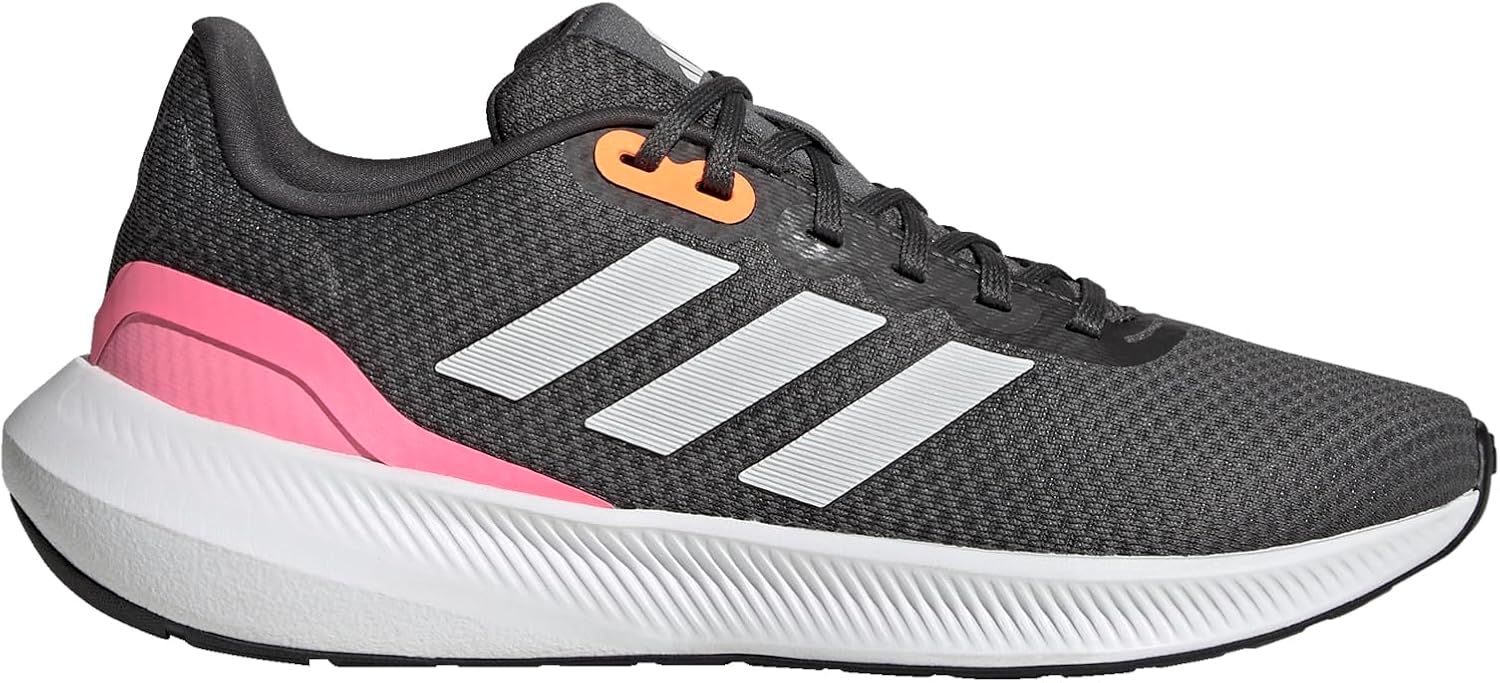 Кроссовки Adidas Questar W для бега, мужские, белый/розовый/серый — фото 3