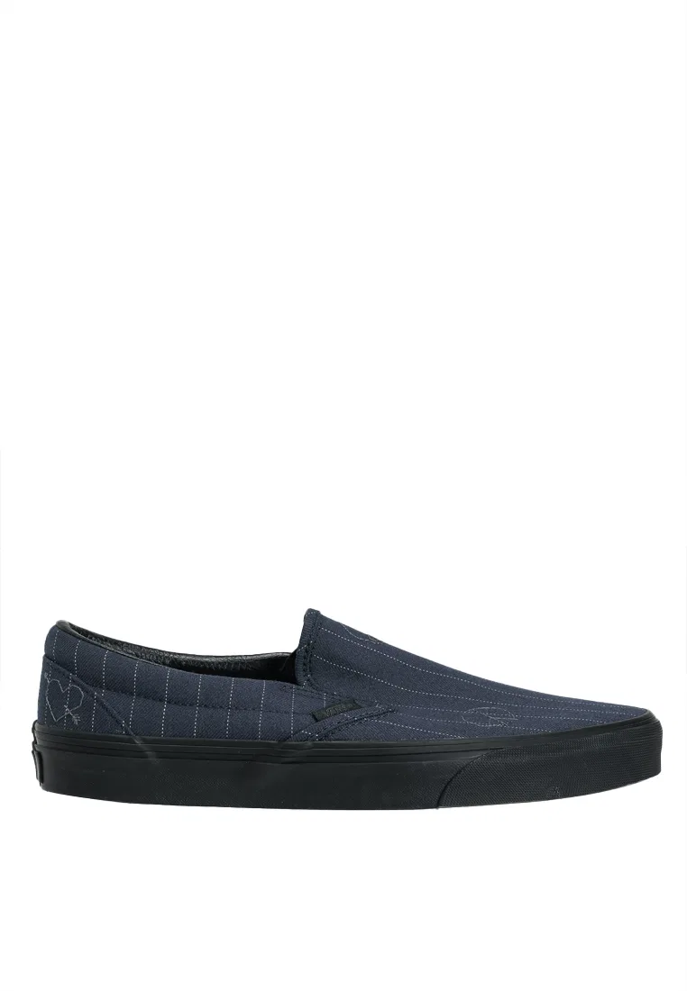 Туфли-слипоны, классические, Vans, черный/темно-синий