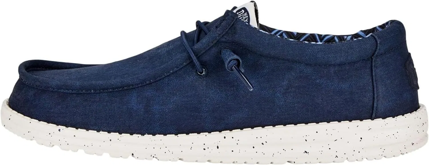 Heydude - Wally Canvas Мужские - Туфли без шнурков - Мокасины, 2-Navy