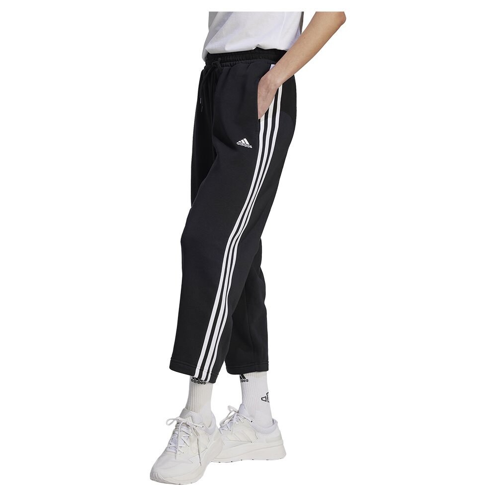 

Брюки джоггеры adidas Essentials 3 Stripes Open Hem Fleece, серый