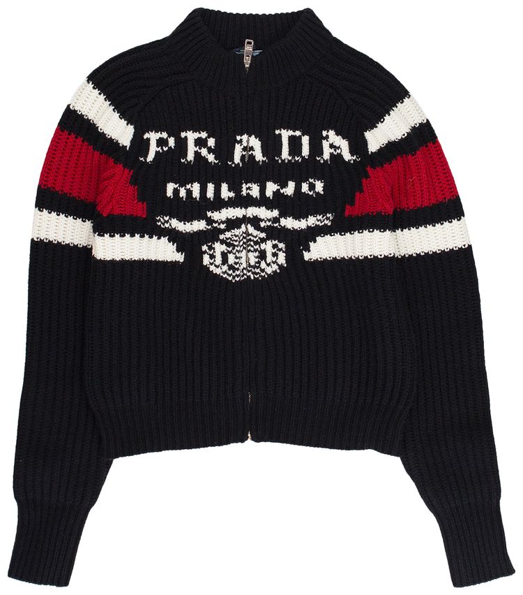 

Свитер Prada Chunky Sweater 'Black', черный