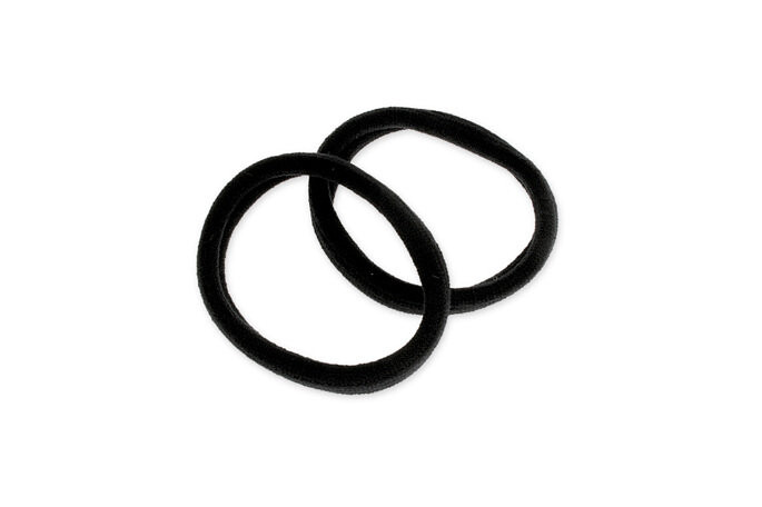 

Jubileo, Крепкие классические черные резинки, 2 шт