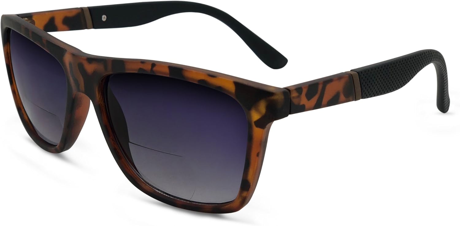 

Очки для чтения In Style Eyes Armor с бифокальными линзами — полноободковая прямоугольная оправа из ацетата — неполяризованные асферические линзы — черепаховый цвет — 1.0x, Tortoise