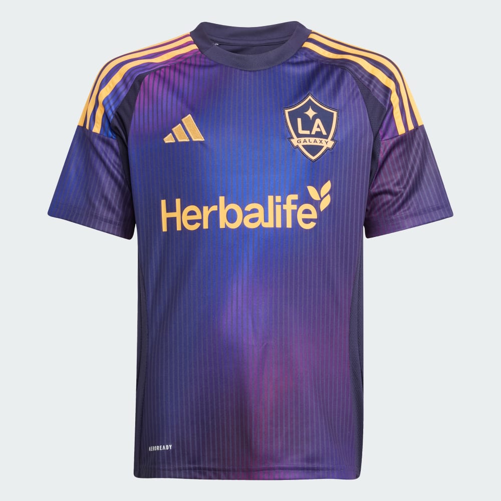 Джерси Adidas LA Galaxy 25/26 Away Jersey Kids, цвет Noble Ink — фото 4