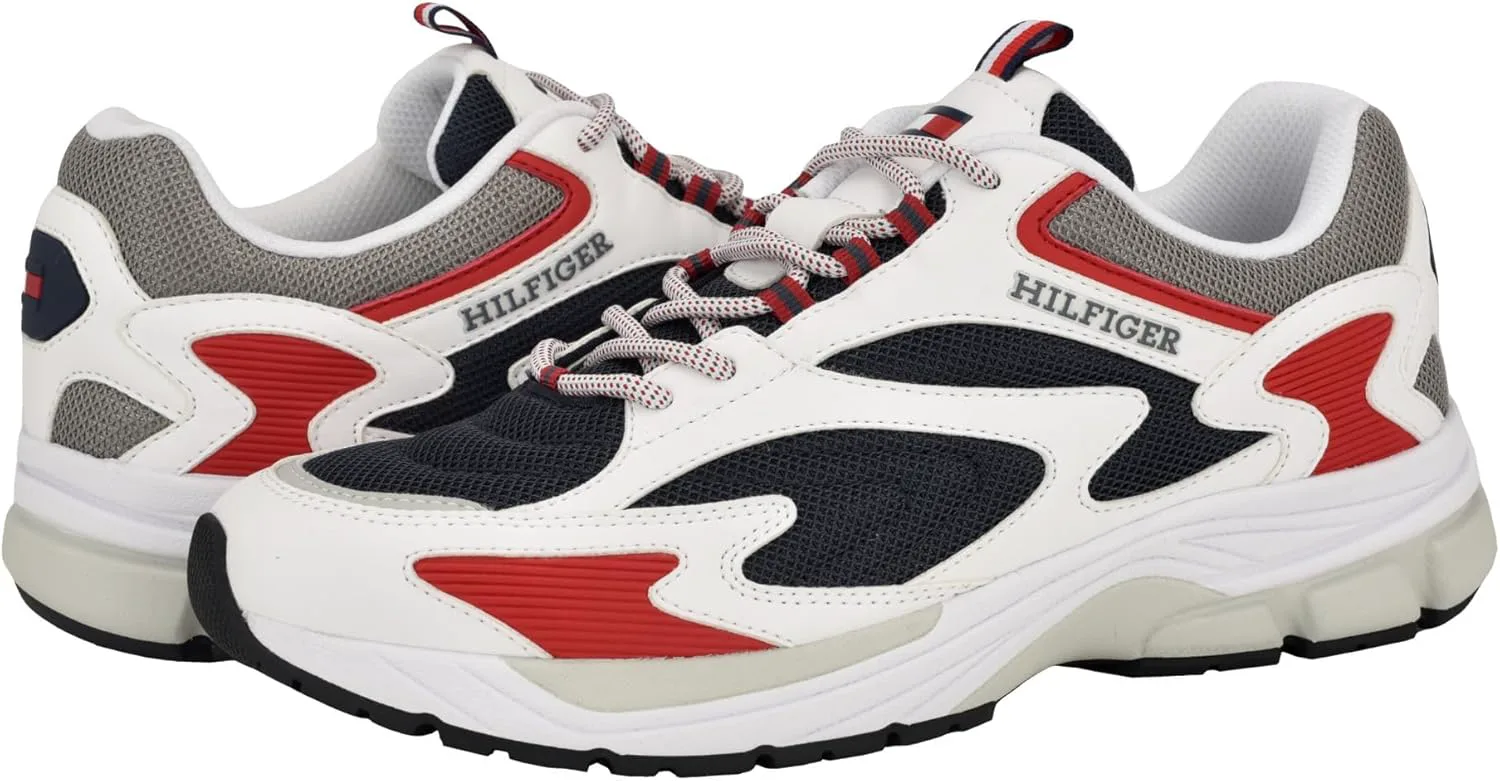 Мужские кроссовки Tommy Hilfiger Parana, белый/красный/мультиколор — фото 4