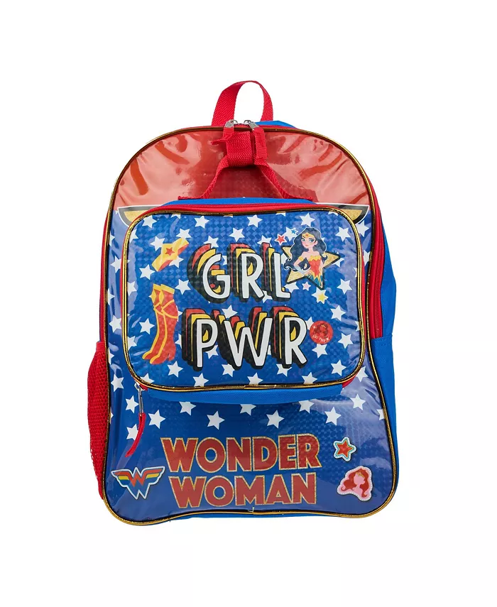 

Рюкзак и ланч-бокс DC Comic Book Wonder Woman в наборе DC Comics, мультиколор