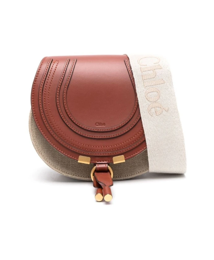 

Холщовая сумка с кисточкой Chloé, коричневый