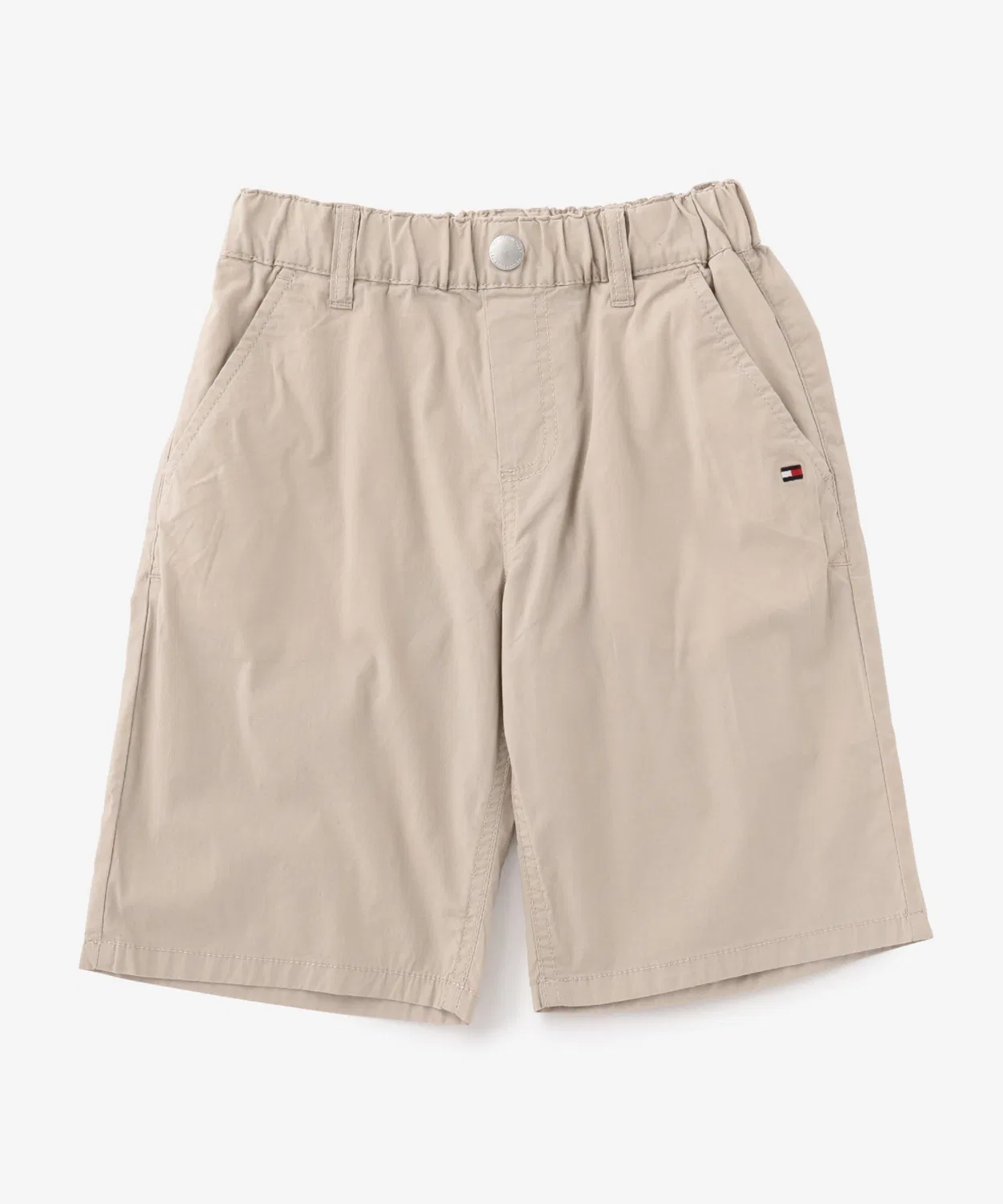 Шорты детские расслабленные Tommy Hilfiger хлопок с эластаном бежевые