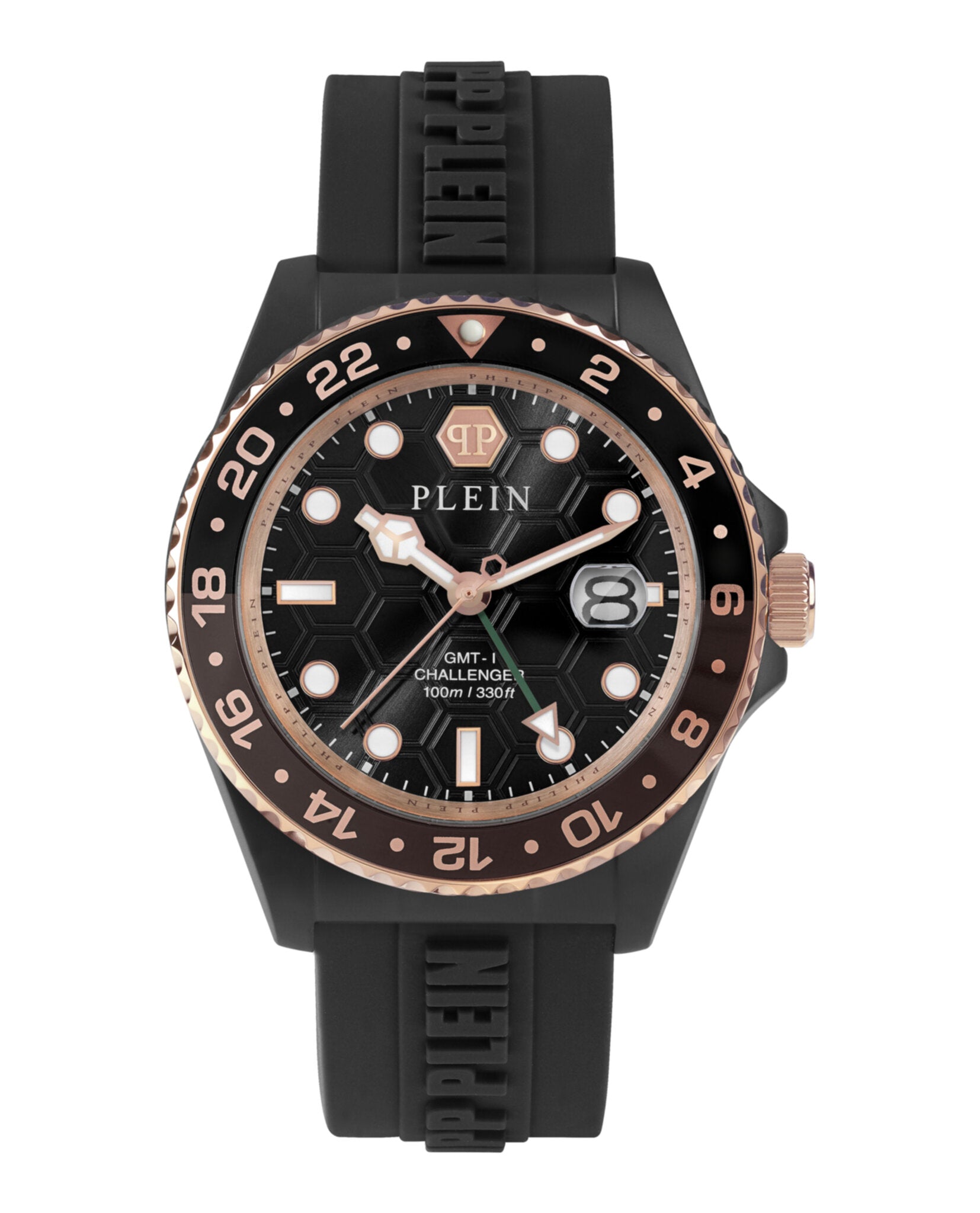 

Силиконовые часы GMT-I Challenger PHILIPP PLEIN, цвет black/two tone/black