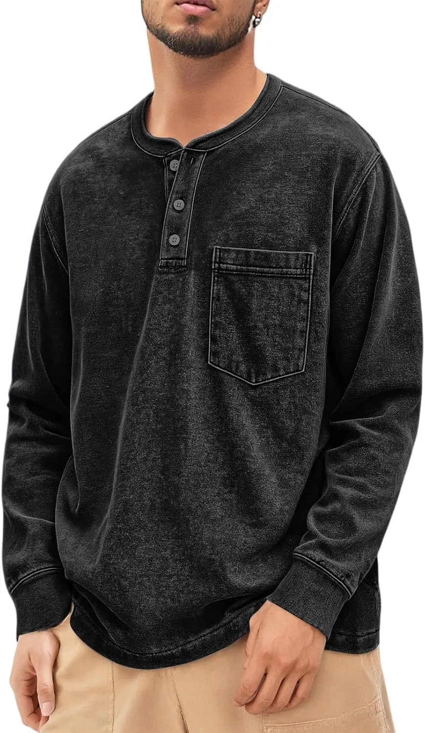 

Мужская футболка-поло с длинным рукавом, Casual, легкая, эластичная DJFODJ