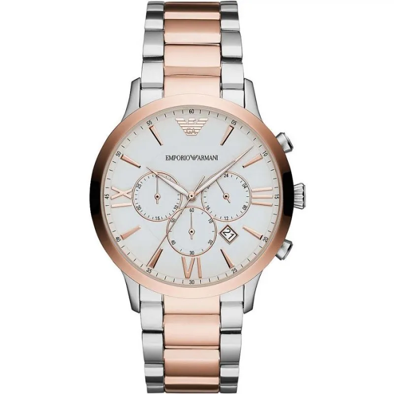 

Элегантные двухцветные часы для мужчин Armani Emporio