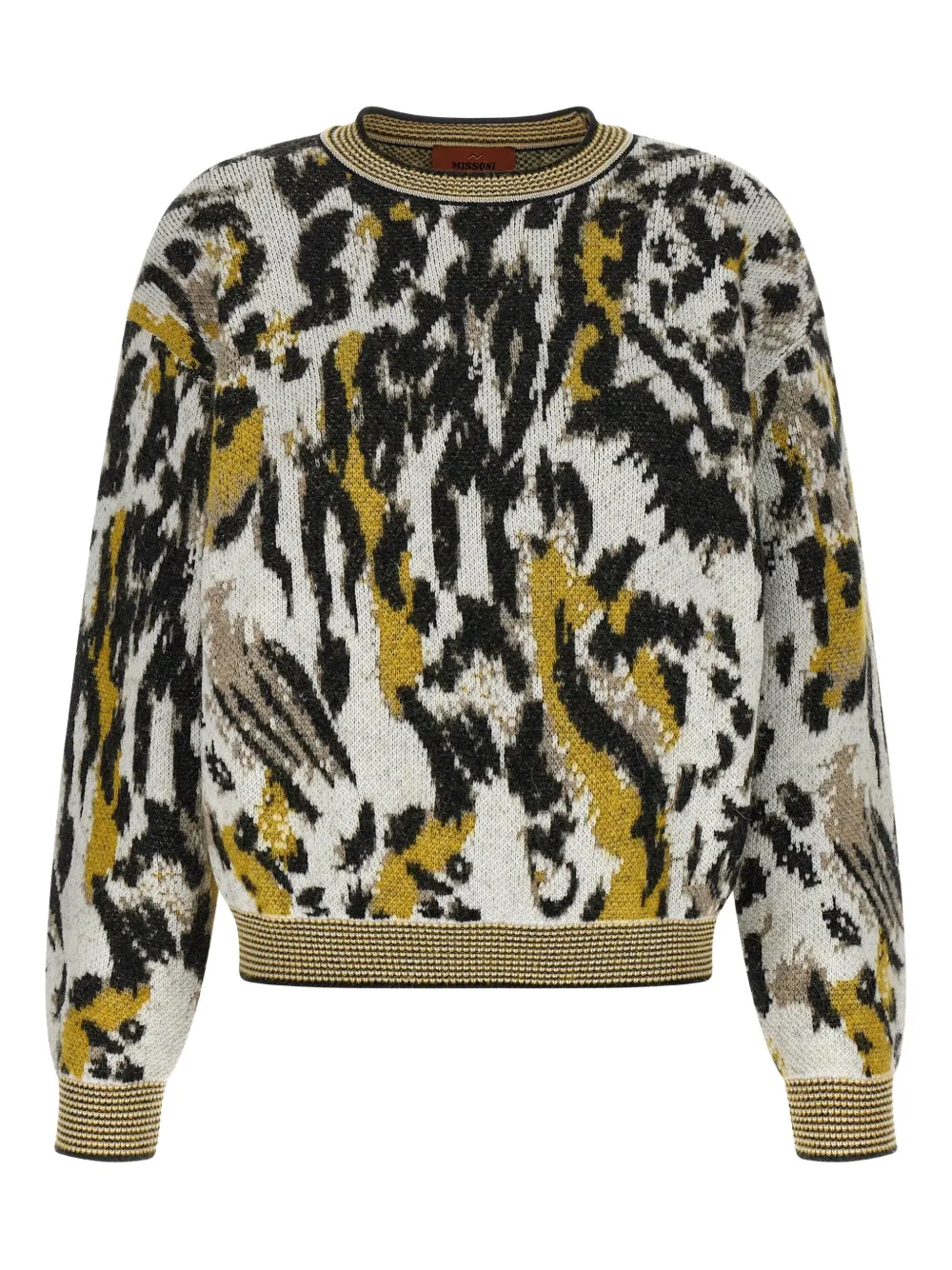 

Свитер с анималистичным рисунком Missoni, черный