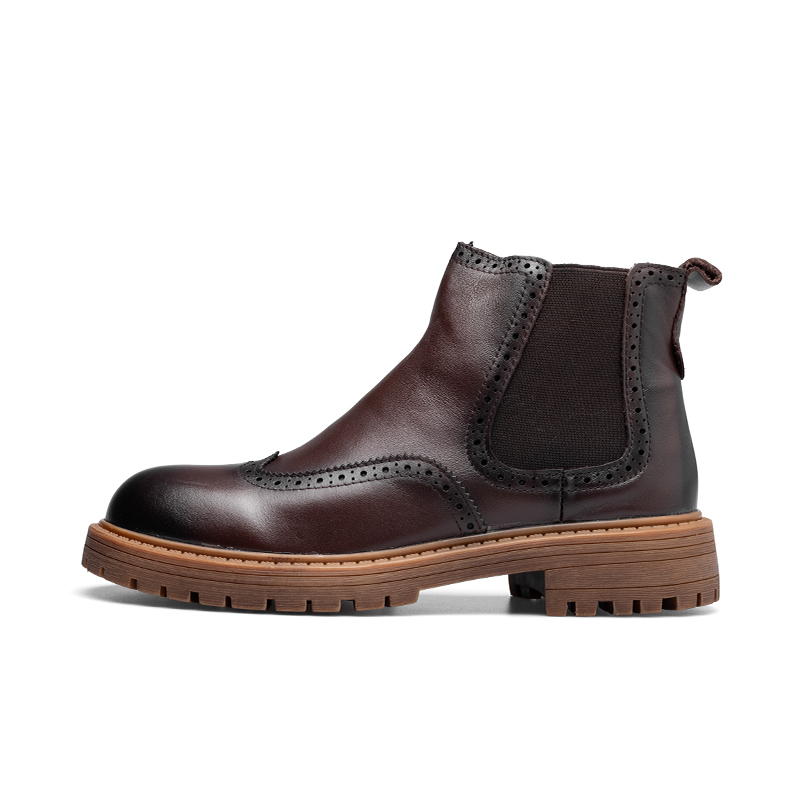 

PARDASAUL Мужские короткие челси с утеплённой подкладкой из коричневой овчины, цвет Brown Fleece-Lined Insulated Shoes