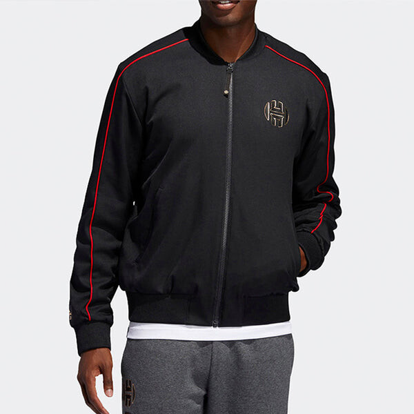 Куртка adidas Harden Jkt Basketball Sports Jacket Black, черный — фото 3