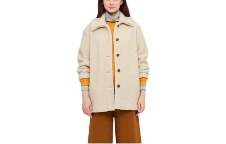 

UNIQLO Женская бархатная куртка, цвет Beige