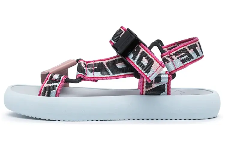 OFF WHITE Пляжные сандалии Женские Розовые OFF-WHITE