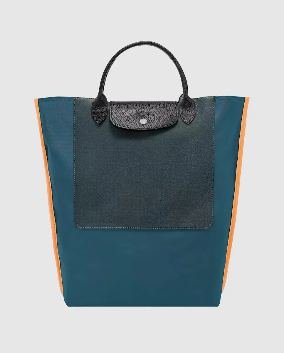 

Женская сумка Cabas размера M с застежкой-кнопкой Longchamp, синий