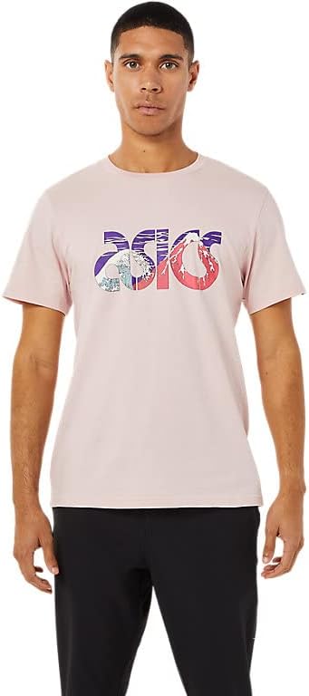 

Мужская футболка ASICS с карманом и короткими рукавами, кремовый