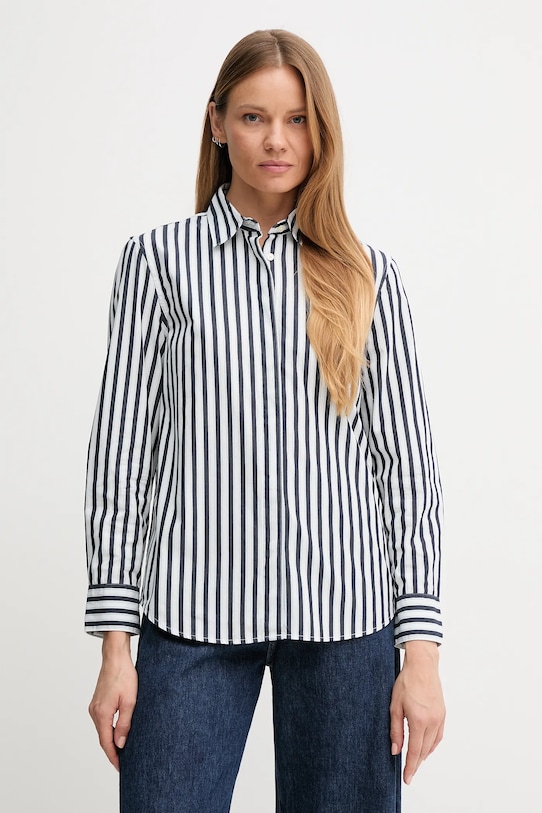 

Хлопковая рубашка United Colors Of Benetton, темно-синий