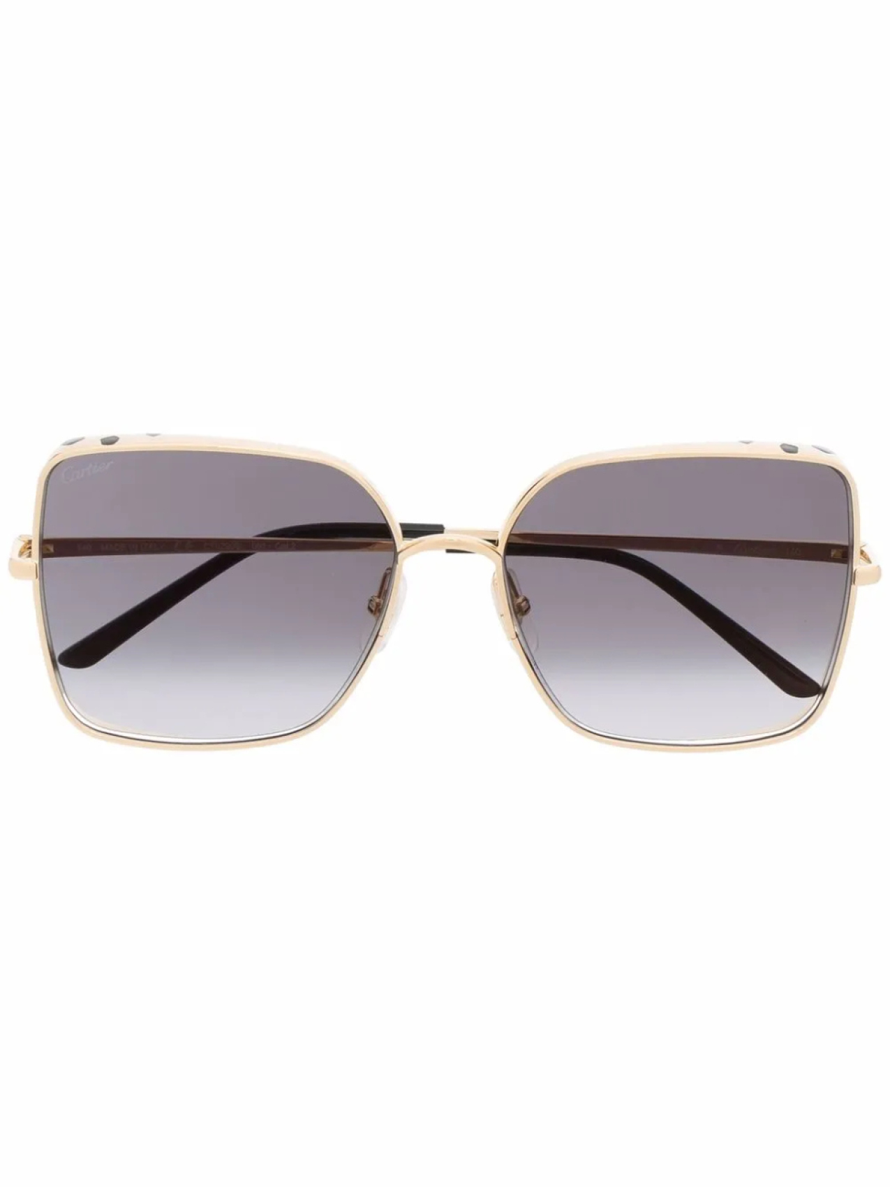

Солнцезащитные очки с узором Cartier Eyewear, золотой