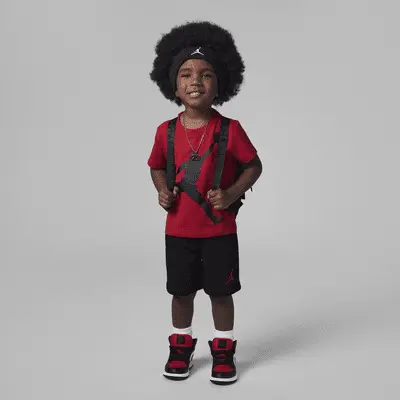 Шорты Jordan Toddler Jumbo Jumpman Shorts Set, черный