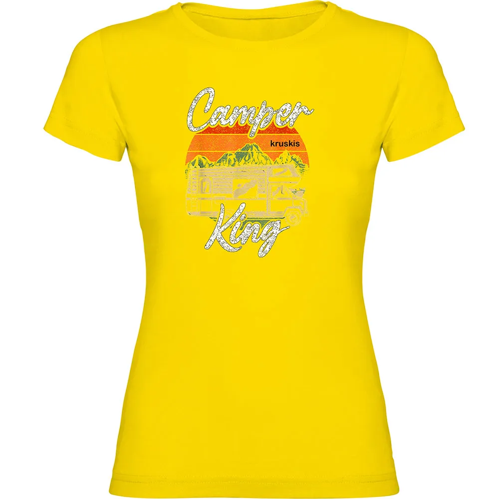 

Футболка с коротким рукавом Kruskis Camper King, желтый