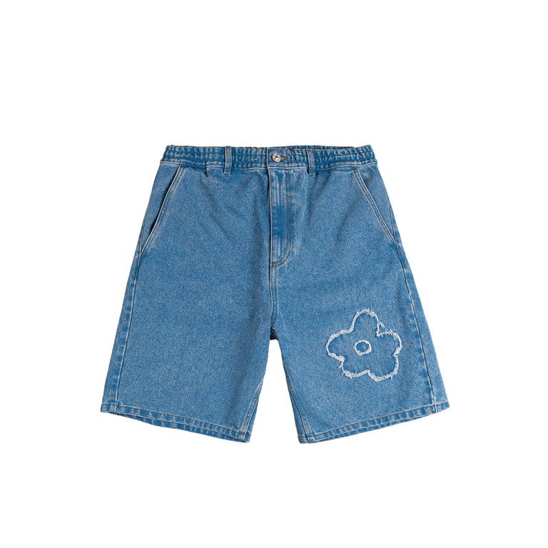 

Шорты denim shorts with patch detail Marni, синий
