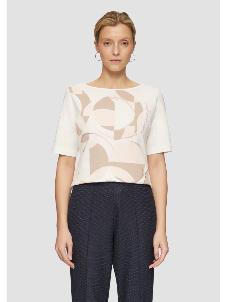 

Футболка s.Oliver BLACK LABEL T-Shirt kurzarm, кремовый