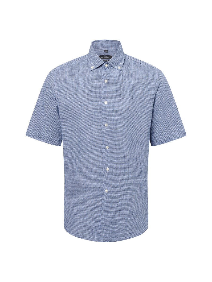 

Рубашка на пуговицах классического кроя Nils Sundström, цвет Gentian