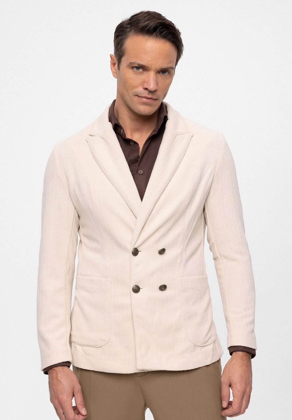 

Куртка Lapel Collar Basic Antioch, бежевый