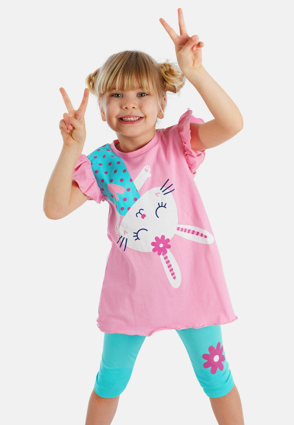 

Футболка с принтом SET Denokids, светло-голубой