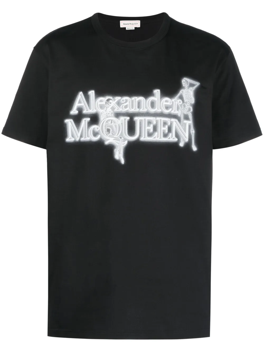 

Футболка с логотипом Alexander McQueen, черный