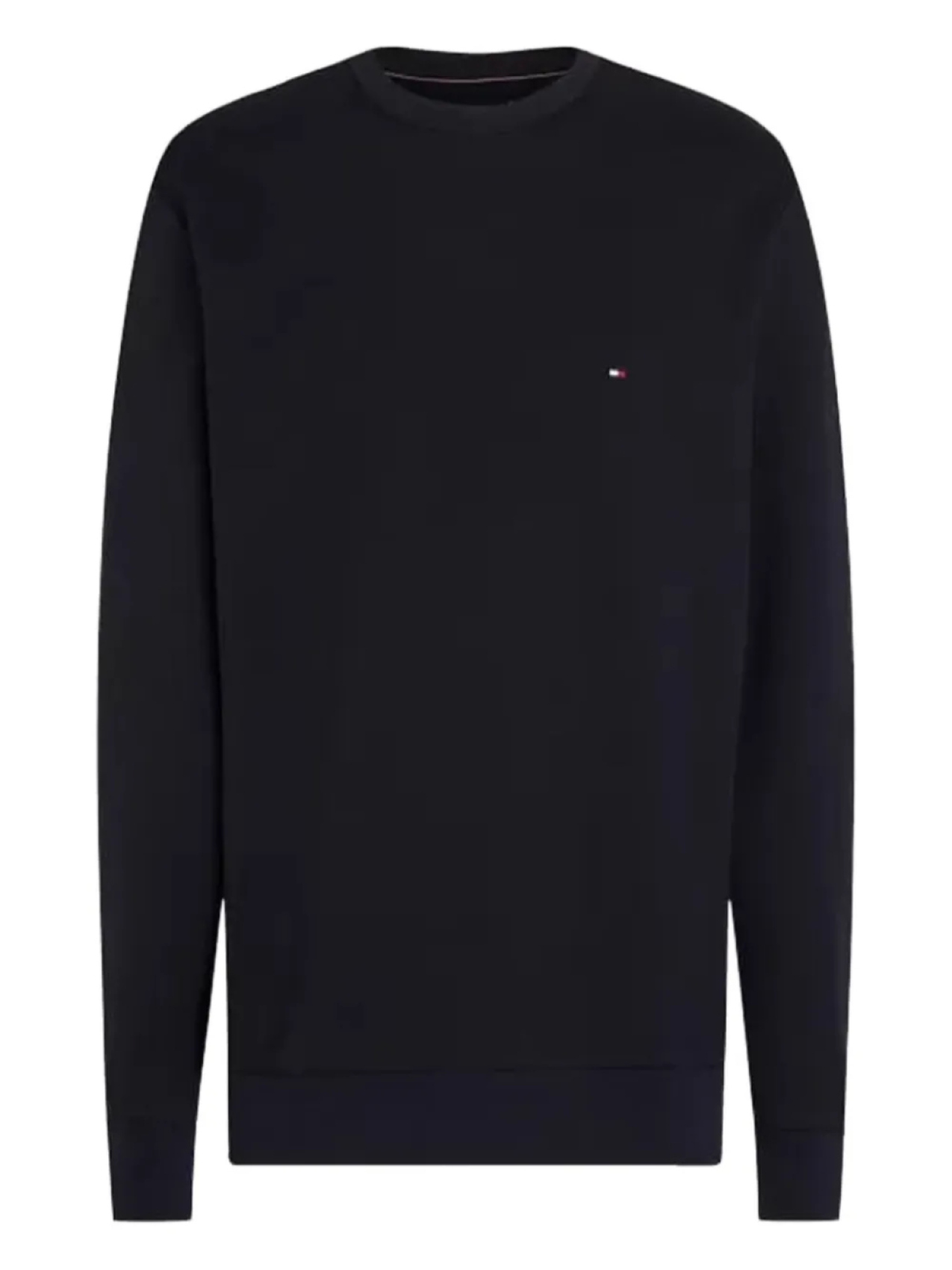 

Джемпер с круглым вырезом и вышитым логотипом Tommy Hilfiger, синий