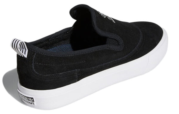 Кроссовки оригиналы matchcourt slip Adidas, черный — фото 4